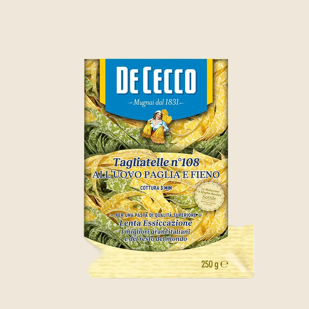 De Cecco Tagliatelle Paglia e Fieno N.108,250g