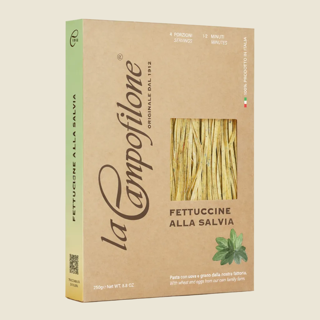 La Campofilone Fettucine Eiernudeln mit Salbei