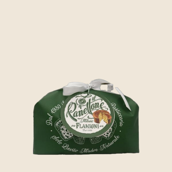 Panettone Milano Basso VERDE 1 KG Flamigni