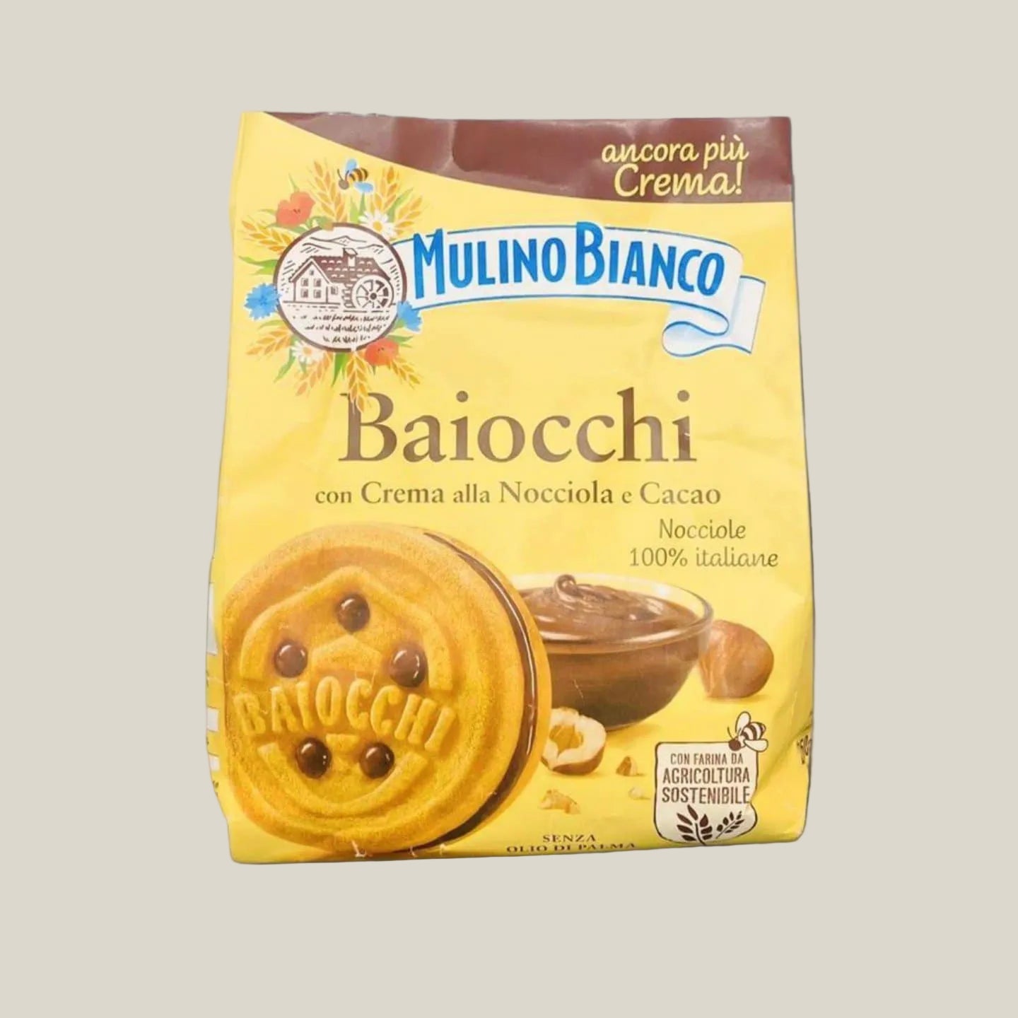 Mulino Bianco Baiocchi Con Crema Nocciola e Cacao 250 gr
