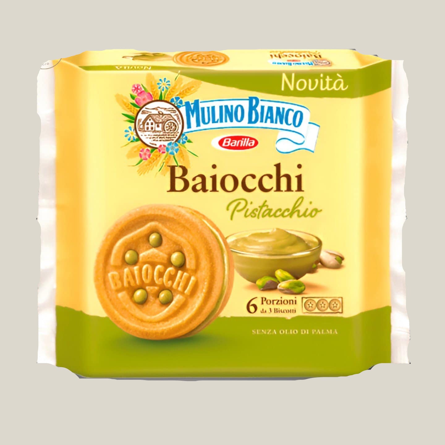 Mulino Bianco Baiocchi Al Pistacchio 168 g